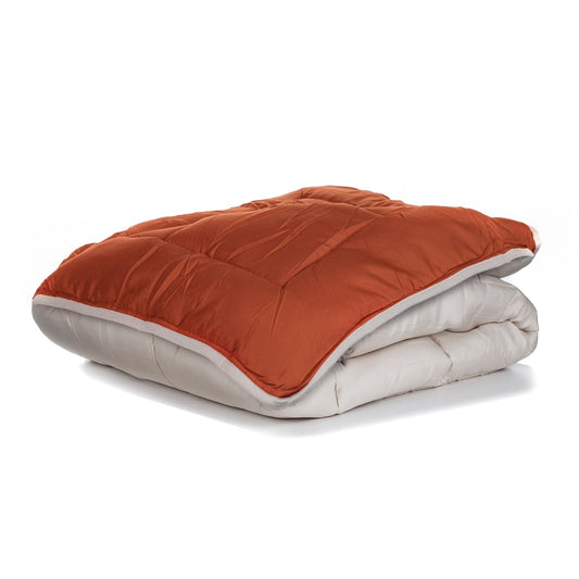 Zelesta Everyday Duo Couette - Gris Clair & Gingembre