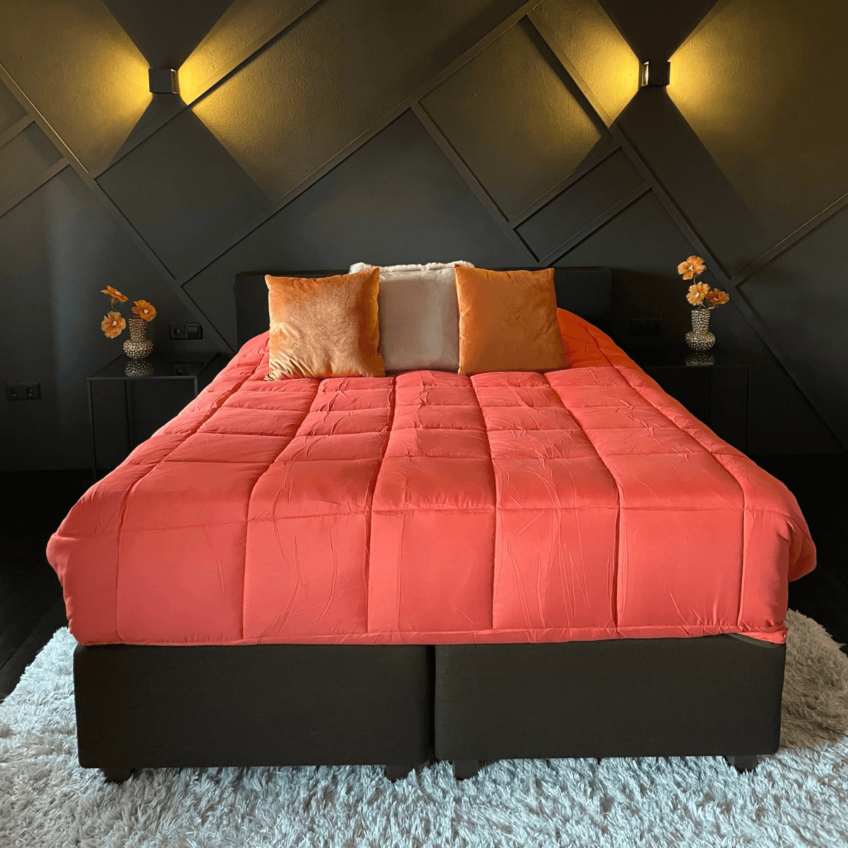 Zelesta Everyday Duo Couette - Chocolat & Corail
