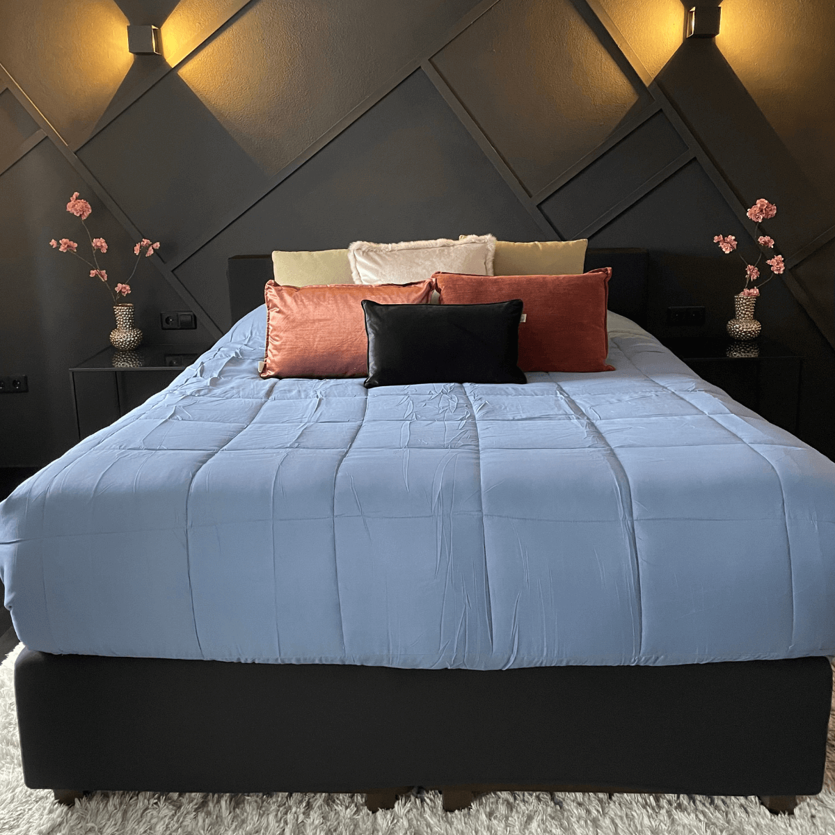 Zelesta Everyday Duo Couette - Bleu & Mastic
