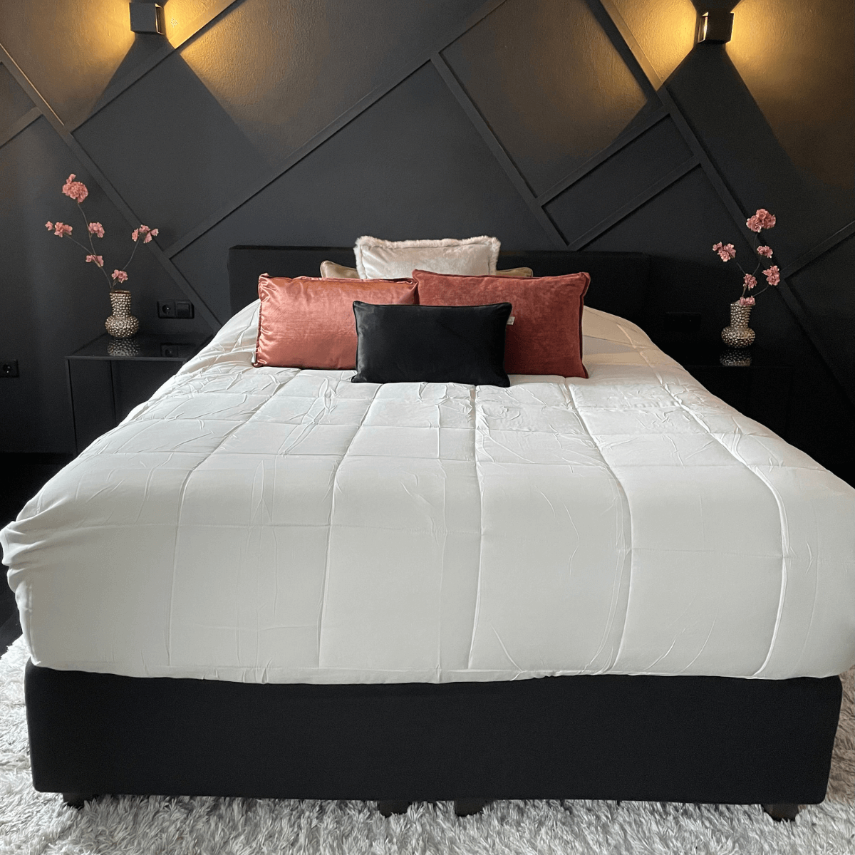 Zelesta Everyday Duo Couette d'été - Bleu & Mastic