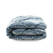 Couette uni en flanelle spéciale Zelesta - Bleu