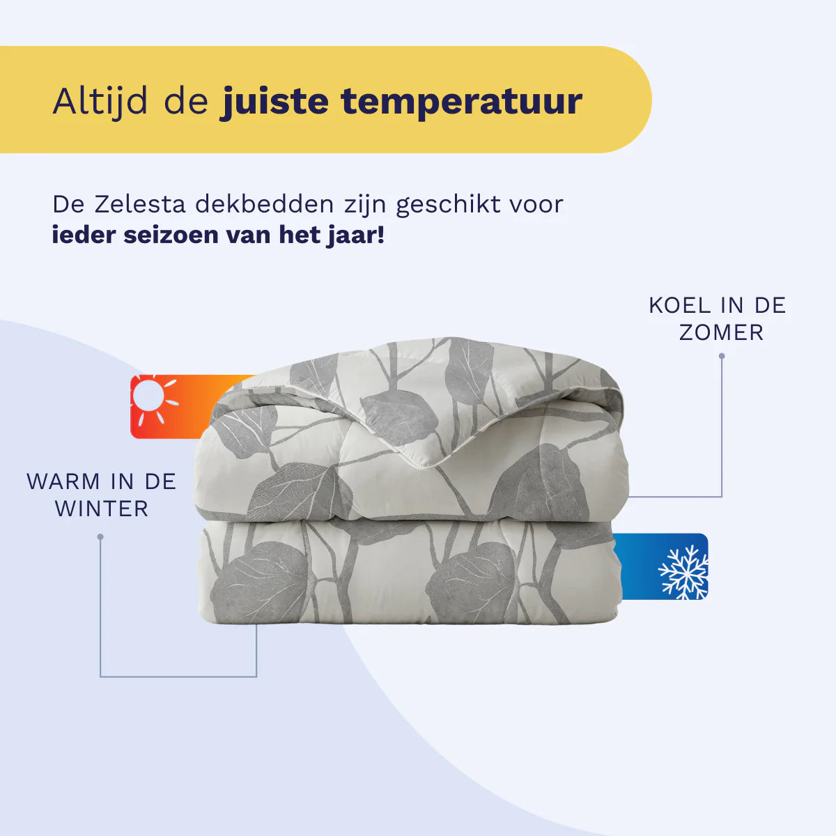 Couette en coton Zelesta Pure Design - Bourgeons de printemps