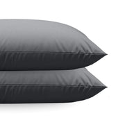 Ensemble de 2 taies d'oreiller Zelesta Comfort Uni Diamond - Anthracite