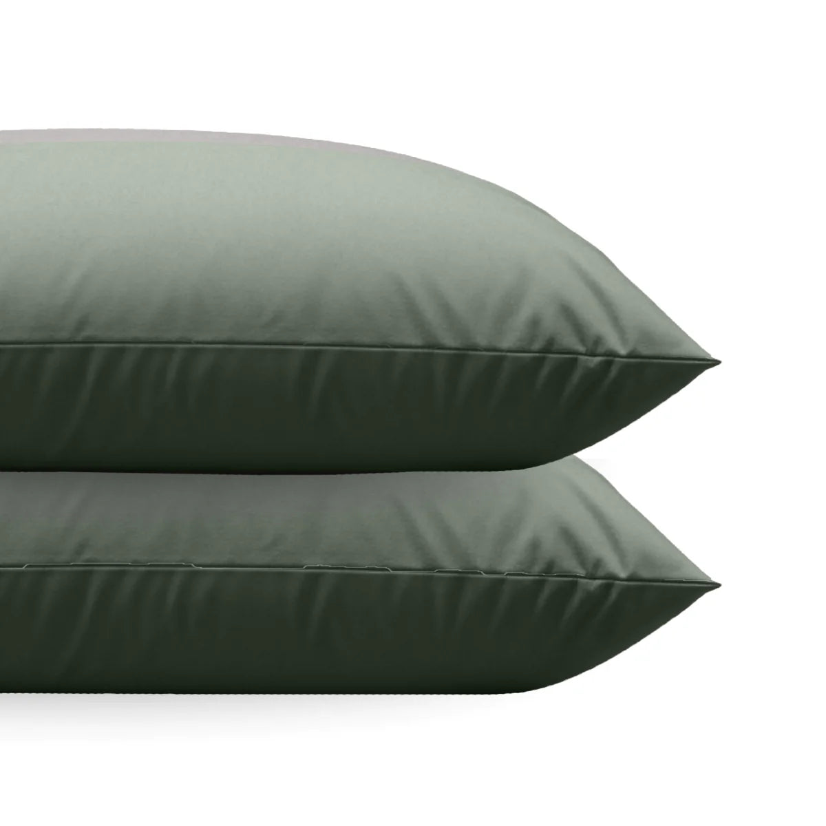 Ensemble de 2 taies d'oreiller Zelesta Comfort Uni Diamond - Vert
