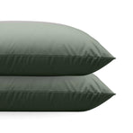 Ensemble de 2 taies d'oreiller Zelesta Comfort Uni Diamond - Vert
