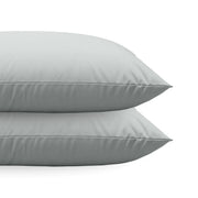 Ensemble de 2 taies d'oreiller Zelesta Comfort Uni Diamond - Gris-Bleu