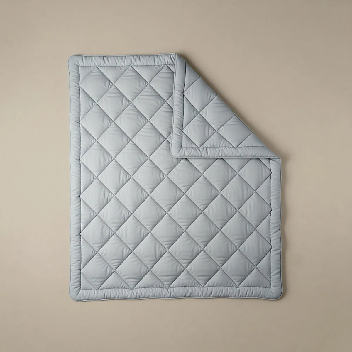 Couette Zelesta Comfort Uni Diamond - Gris-Bleu