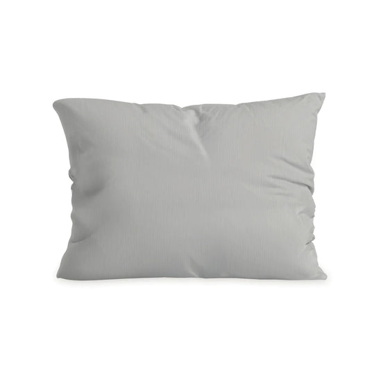 Ensemble de 2 taies d'oreiller en mousseline spéciale Zelesta - Gris clair