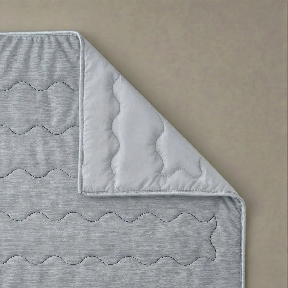 Couette d'été Zelesta Special Cooling Blend - Lin gris chaud