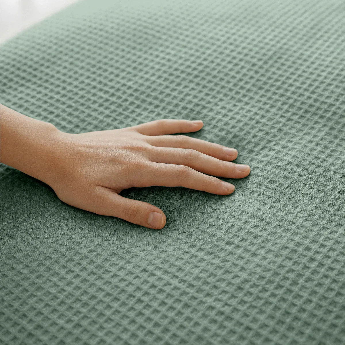 Couette d'été apaisante Zelesta Special Cooling - Vert sauge