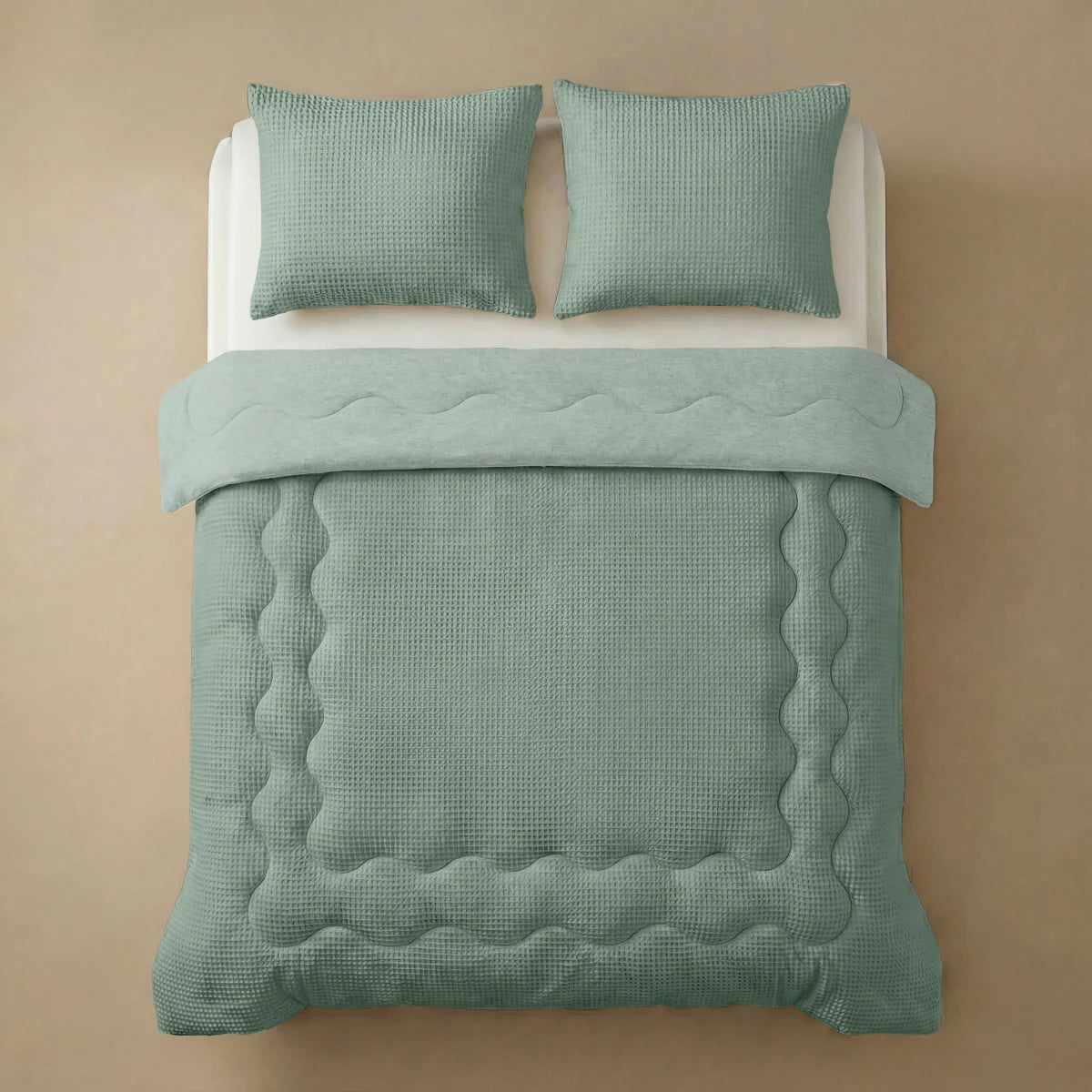 Couette d'été apaisante Zelesta Special Cooling - Vert sauge