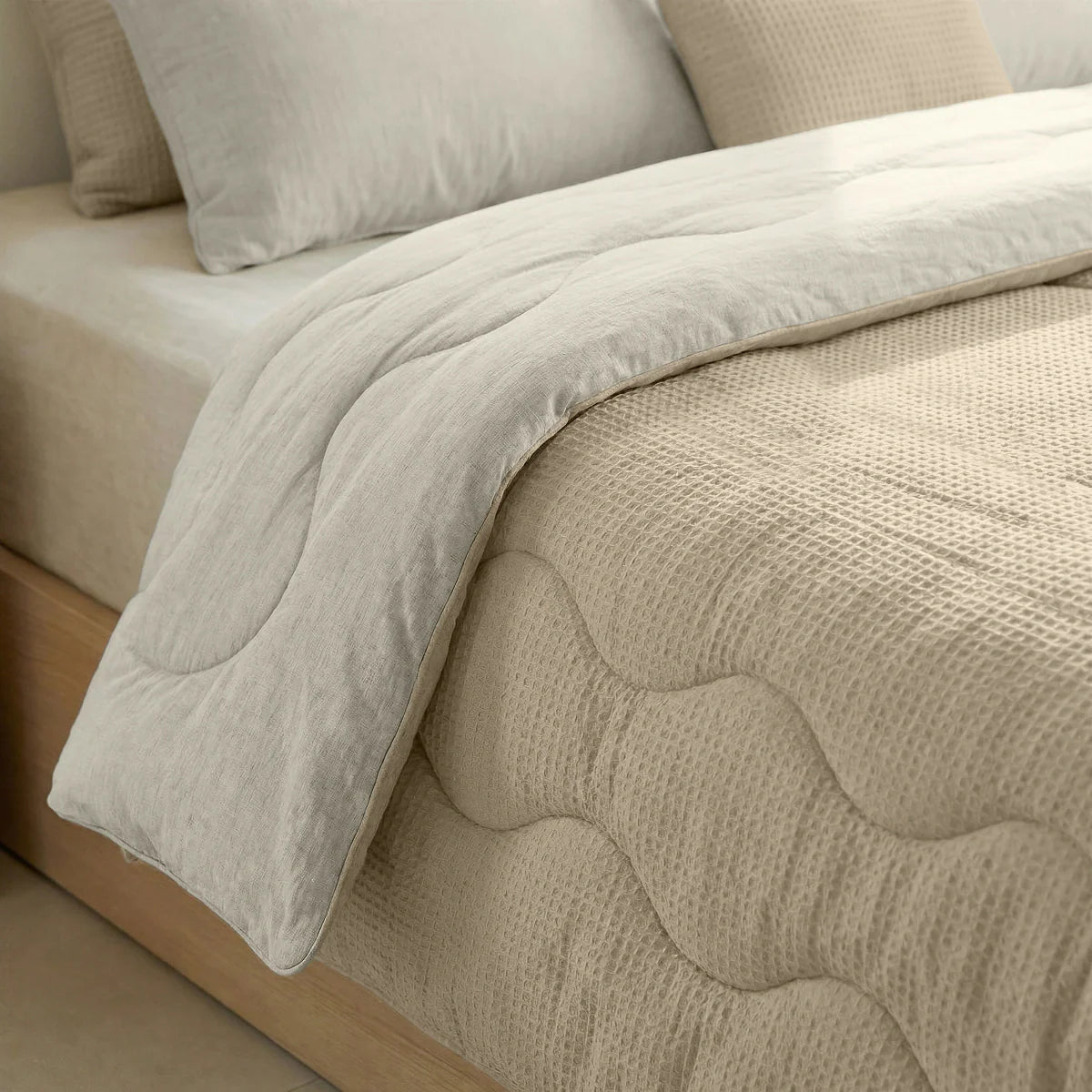 Couette d'été apaisante Zelesta Special Cooling - Sable