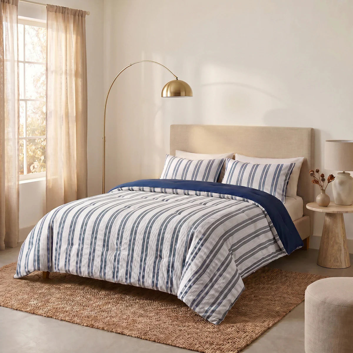 Couette d'été spéciale Hampton Zelesta - Bleue
