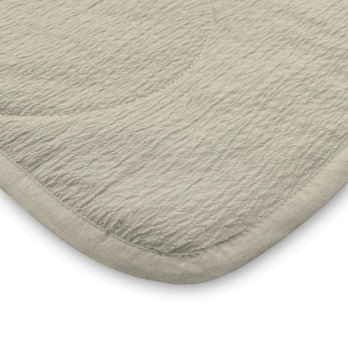 Couette d'été spéciale Zelesta en seersucker - Beige lait d'amande