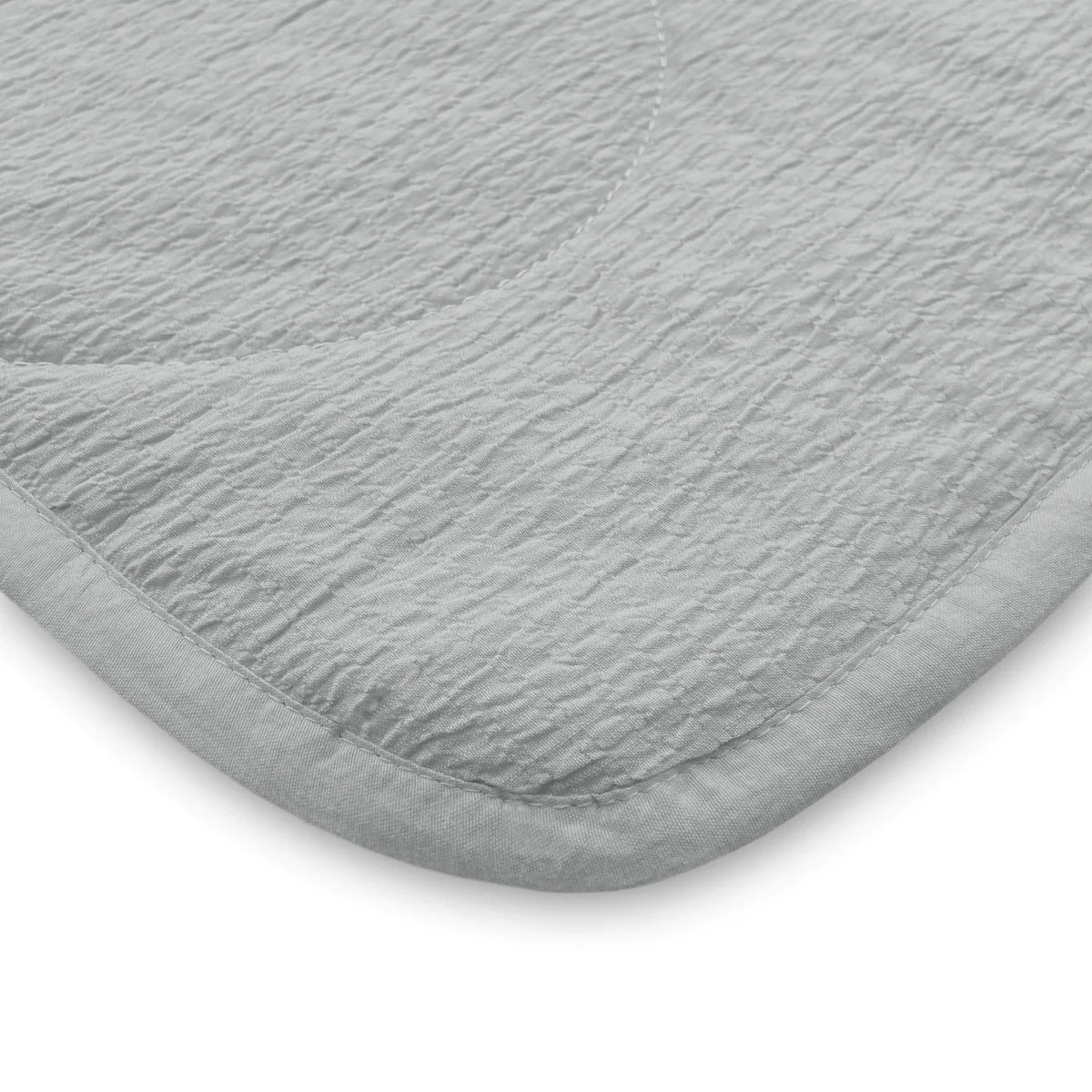 Couette d'été spéciale Zelesta en seersucker - Bleu glace doux