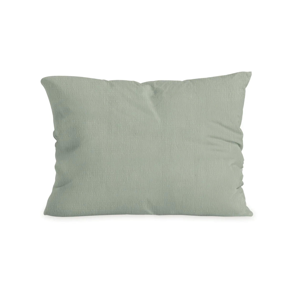Ensemble de 2 taies d'oreiller Zelesta Special en seersucker - Vert sauge