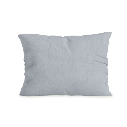 Zelesta Special Seersucker Taie d'Oreiller Set de 2 - Pearlescent Bleu