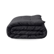 Couette en mousseline de coton spéciale Zelesta Teddy - Anthracite