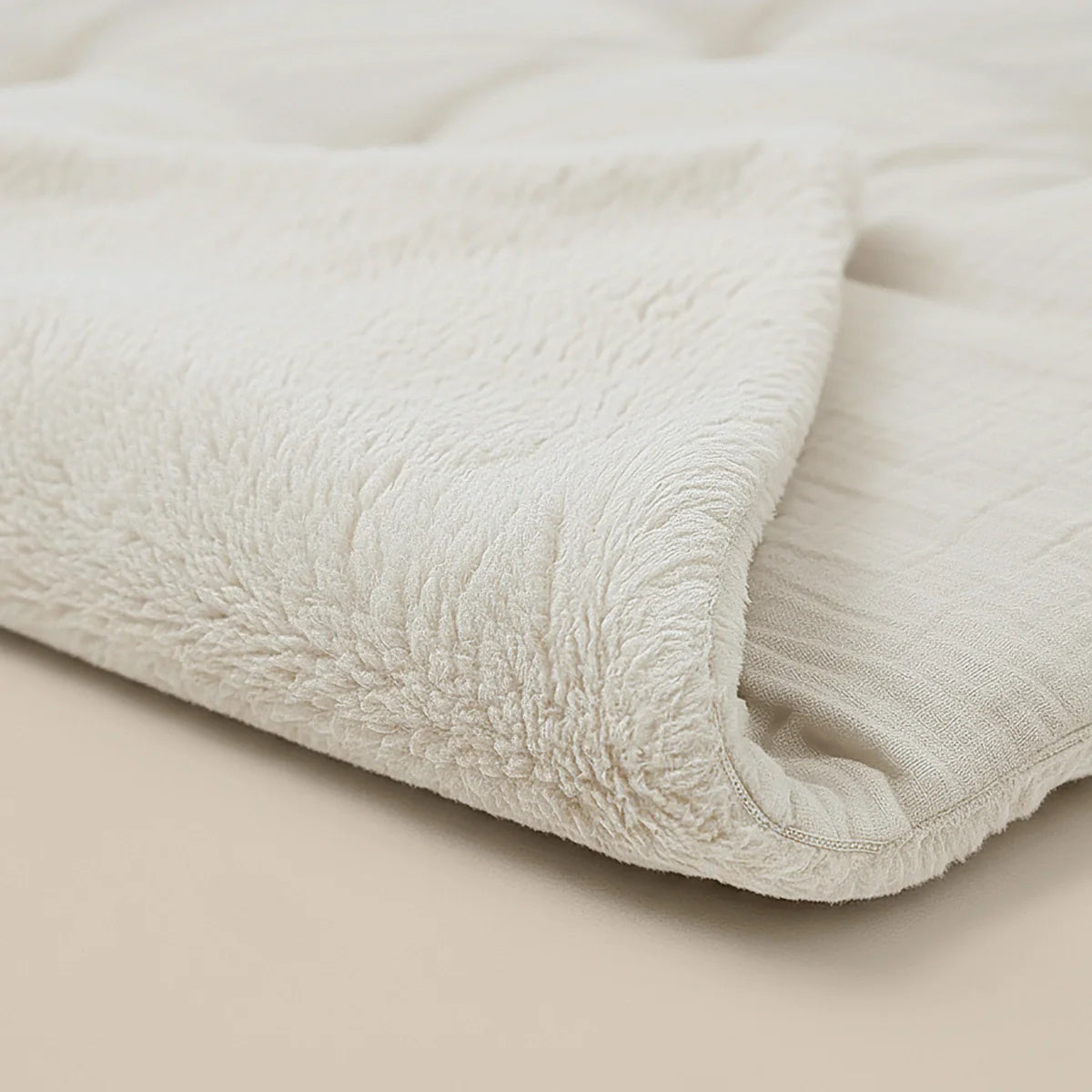 Couette en mousseline de coton spéciale Zelesta Teddy - Beige