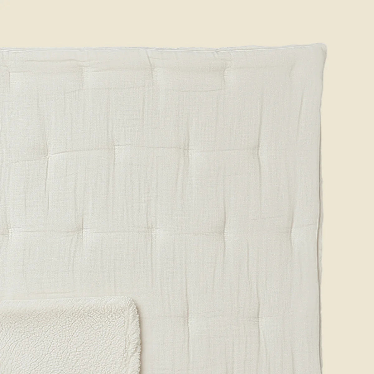 Couette en mousseline de coton spéciale Zelesta Teddy - Beige