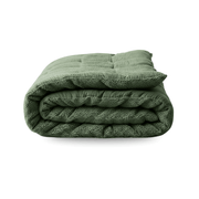 Couette en mousseline de coton spéciale Zelesta Teddy - Vert