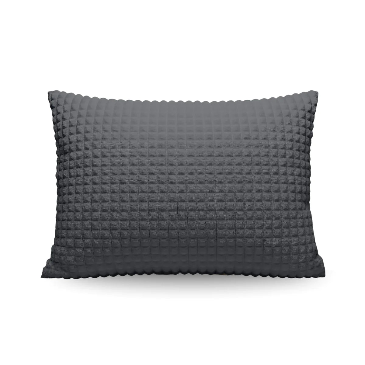 Ensemble de 2 taies d'oreiller Zelesta Special Teddy Check - Anthracite