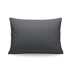 Ensemble de 2 taies d'oreiller Zelesta Special Teddy Check - Anthracite