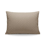 Ensemble de 2 taies d'oreiller Zelesta Special Teddy Check - Taupe
