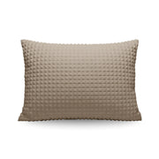 Ensemble de 2 taies d'oreiller Zelesta Special Teddy Check - Taupe