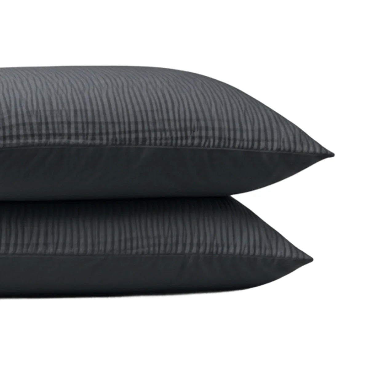 Ensemble de 2 taies d'oreiller Zelesta Special Velvet Chic - Anthracite