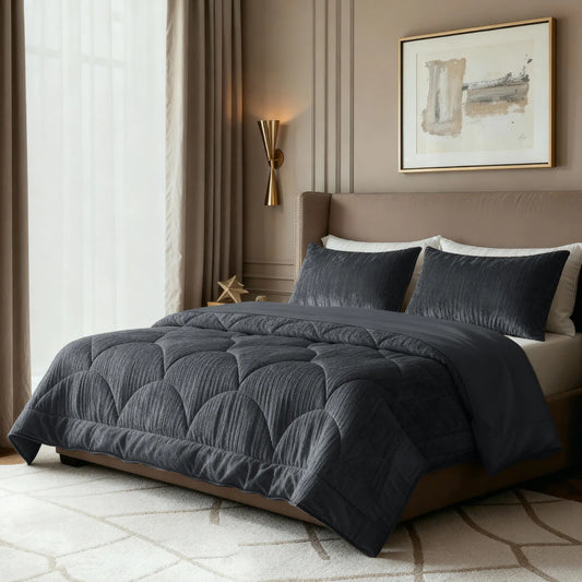 Couette Zelesta Special Velvet Chic - Anthracite