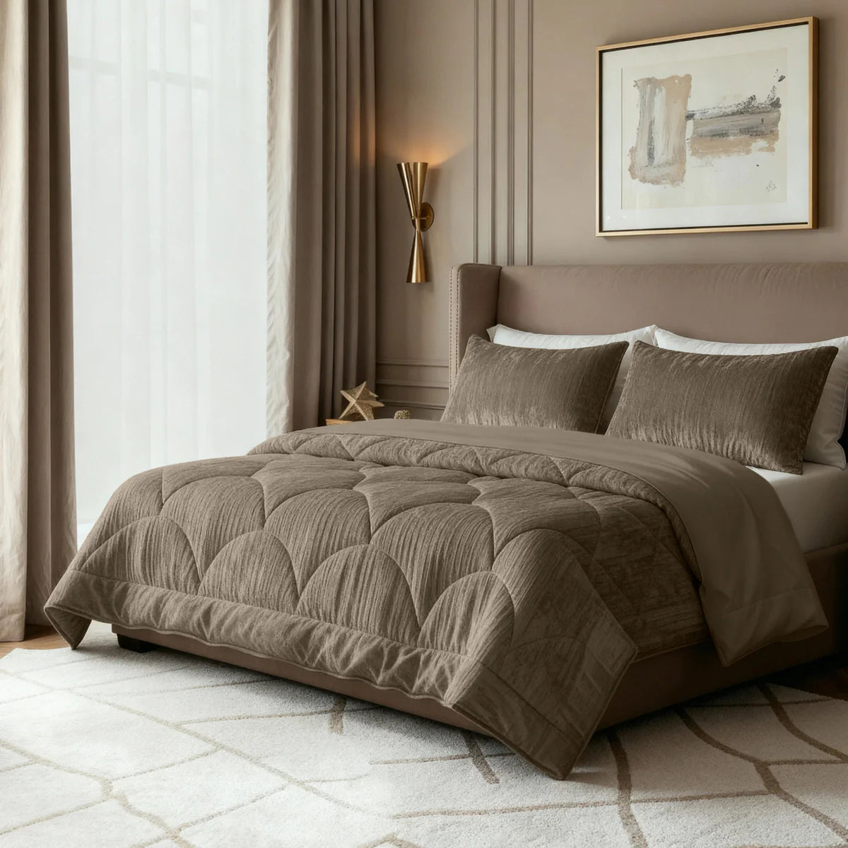 Couette Zelesta Special Velvet Chic - Taupe