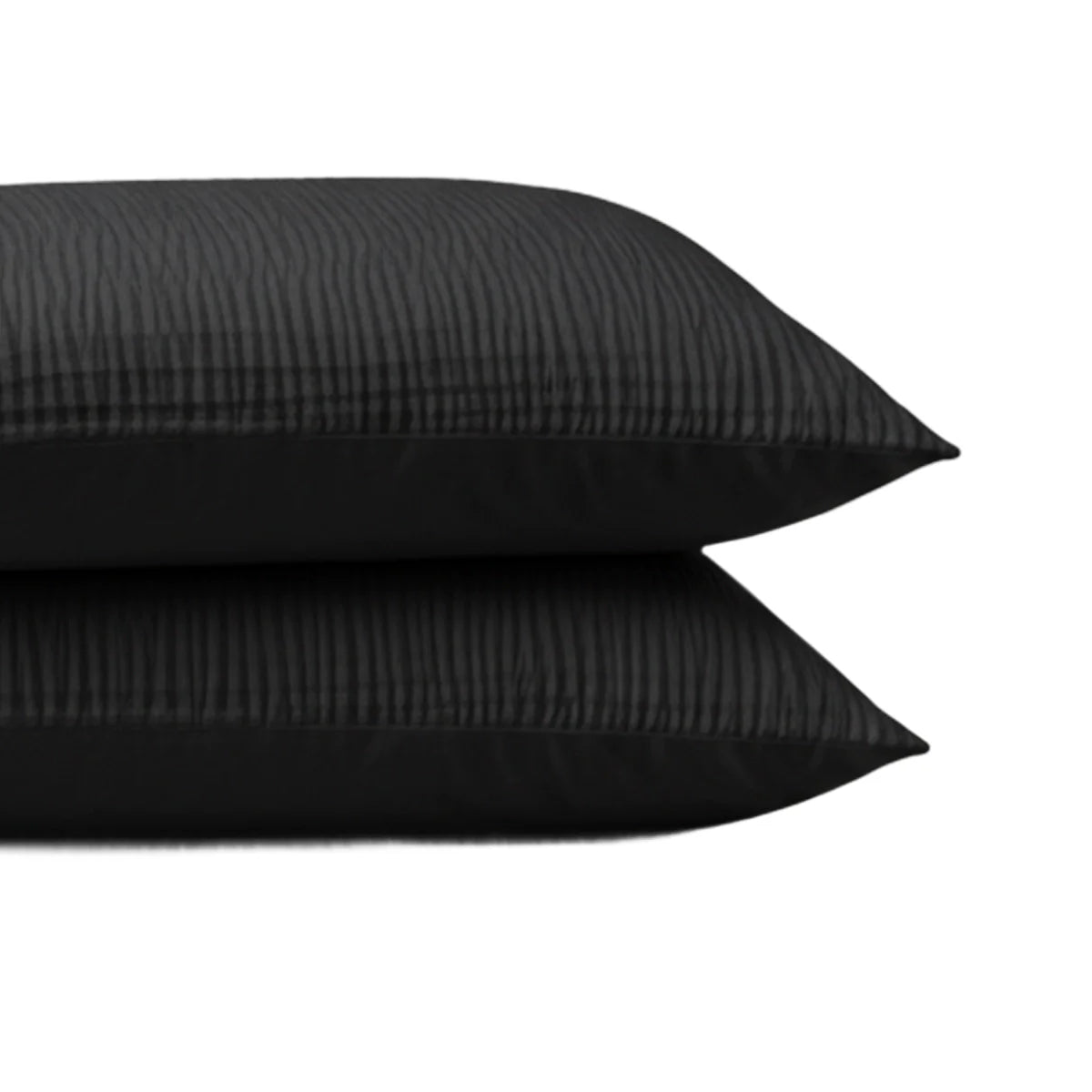 Ensemble de 2 taies d'oreiller Zelesta Special Velvet Chic - Noir