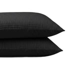Ensemble de 2 taies d'oreiller Zelesta Special Velvet Chic - Noir