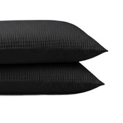 Ensemble de 2 taies d'oreiller Zelesta Special Velvet Chic - Noir