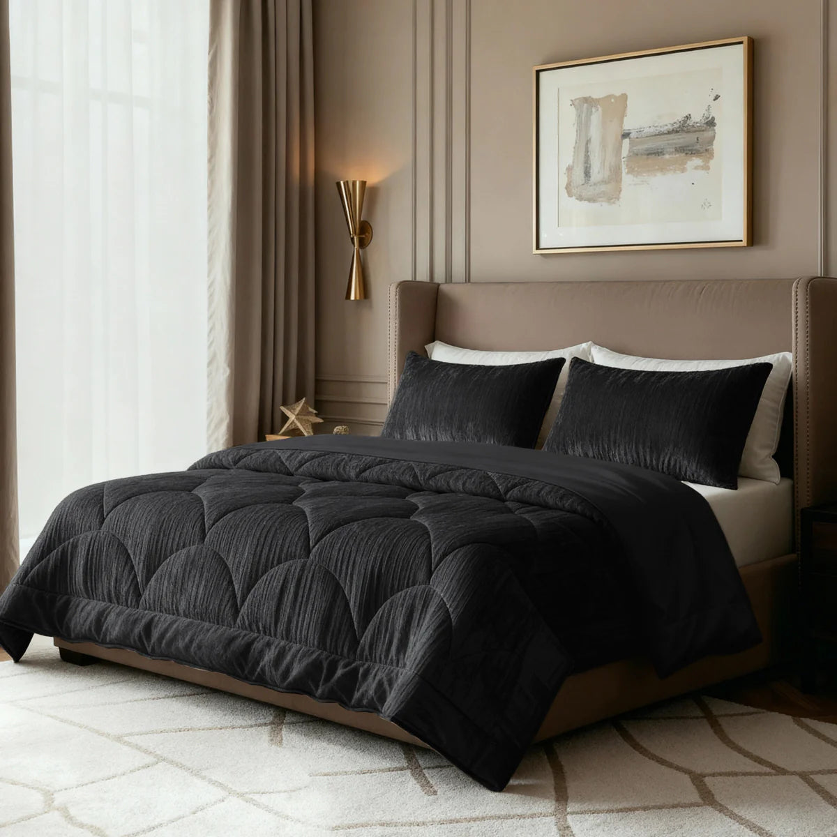 Couette Zelesta Special Velvet Chic - Noir