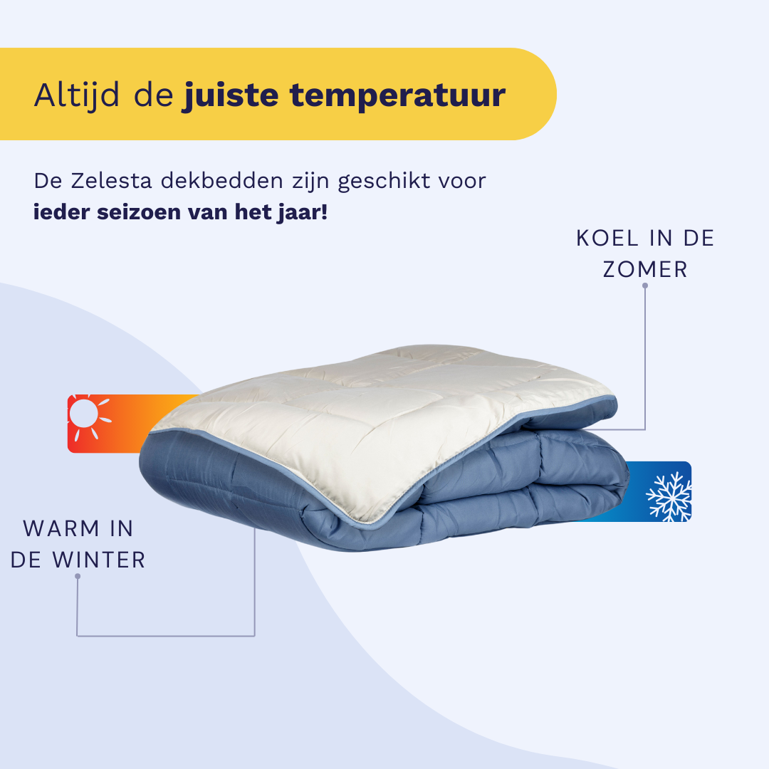 Zelesta Everyday Duo Couette - Bleu & Mastic