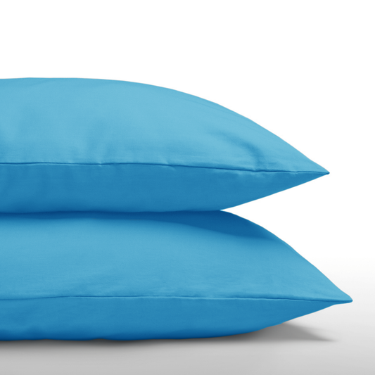 Ensemble de 2 taies d'oreiller Zelesta Everyday Uni - Bleu Aqua