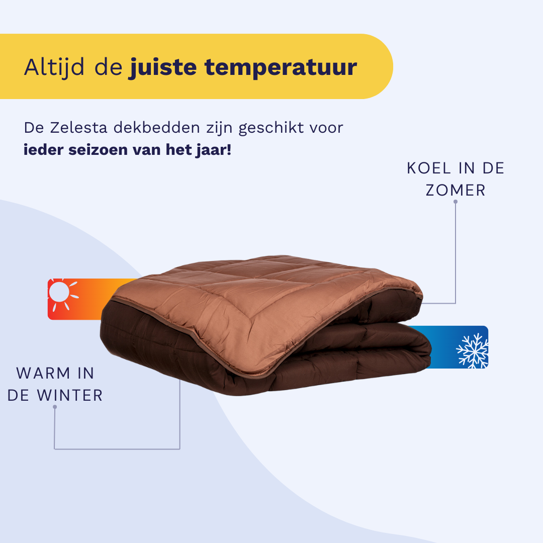 Zelesta Everyday Duo Couette - Chocolat & Moka