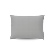 Housse de coussin Zelesta Pure Uni Cotton Lot de 2 - Gris Matinal