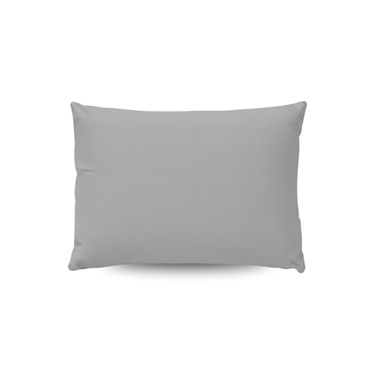 Housse de coussin Zelesta Pure Uni Cotton Lot de 2 - Gris Matinal